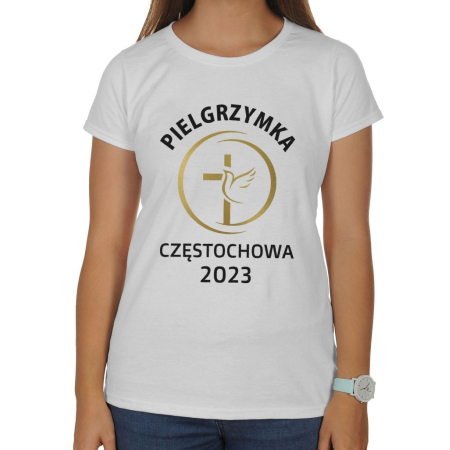Koszulka religijna pielgrzymkowa damska - Na Pielgrzymkę 07